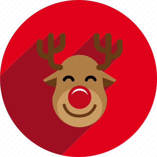 Christmas, circle, sled, holiday, reindeer, santa, xmas icon - Download on Iconfinder