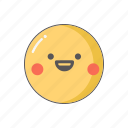 emoji, happy, new, shape, star, vector