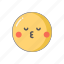 emoji, shape, smile, star, vector 