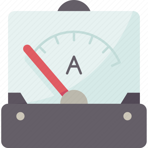 Ammeter, current, electric, circuit, measurement icon - Download on Iconfinder