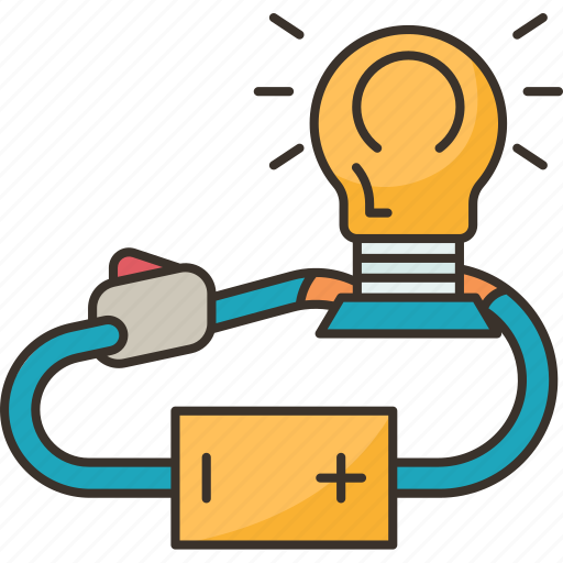 Electric, circuits, bulb, light, current icon - Download on Iconfinder