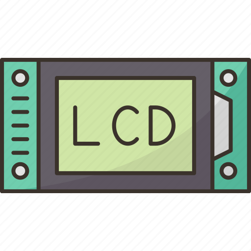 Liquid, crystal, display, electrical, current icon - Download on Iconfinder