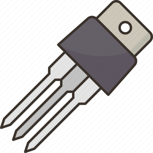 Transistor, semiconductor, current, voltage, electrical icon - Download on Iconfinder