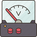voltmeter, voltage, electrical, measurement, device