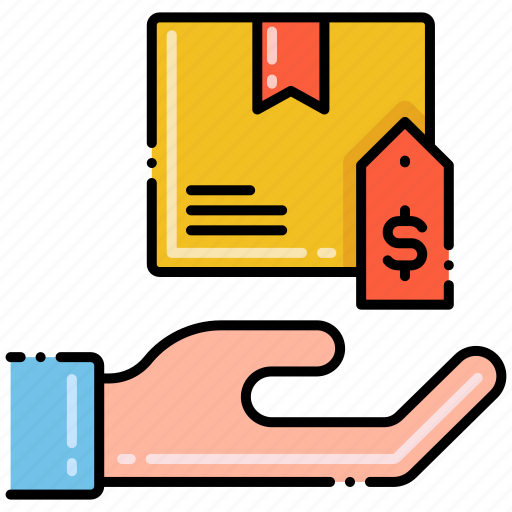Box, hand, product, resale icon - Download on Iconfinder