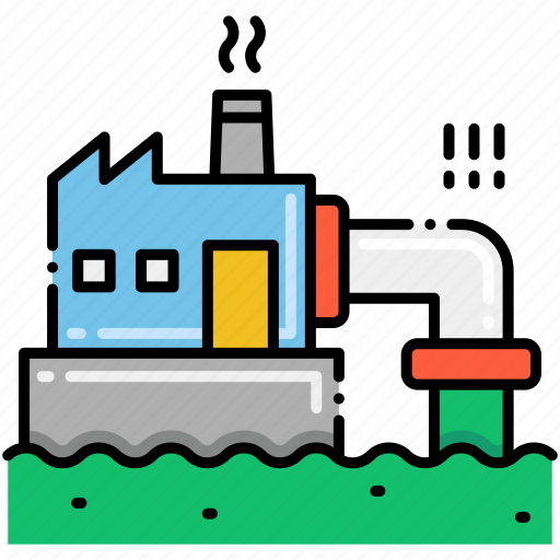 Factory, pollution, waste icon - Download on Iconfinder