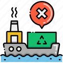 ban, import, ship, waste