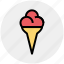 cone, cone ice cream, dairy product, dessert, frozen dessert, ice cream 