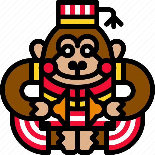 Ape, carnival, chimpanzee, circus, cymbals, monkey, toy icon - Download on Iconfinder