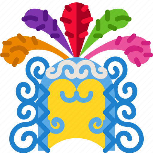 Carnival, costume, festival, hat, headdress, headpiece icon - Download on Iconfinder