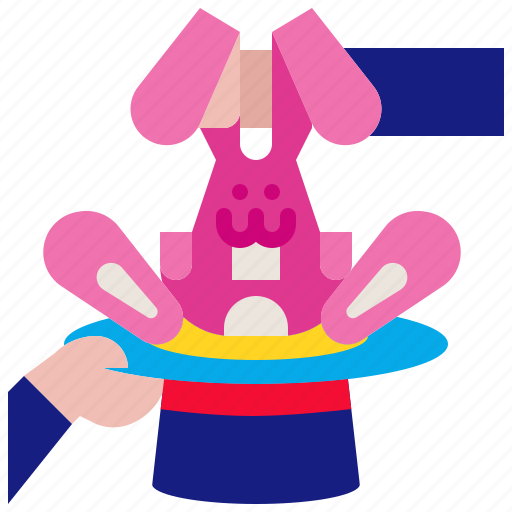 Circus, hat, magic, magician, rabbit, show, trick icon - Download on Iconfinder