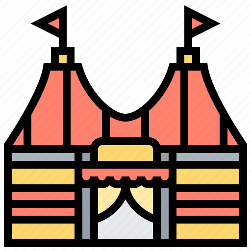 Circus, entertainment, festival, show, tent icon - Download on Iconfinder