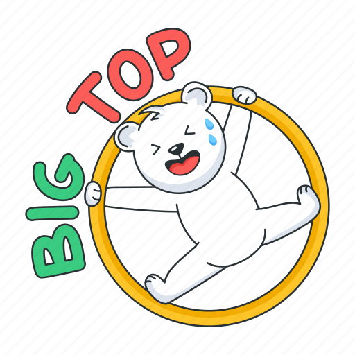 Circus animal, big top, circus bear, circus hoop, circus performer icon - Download on Iconfinder