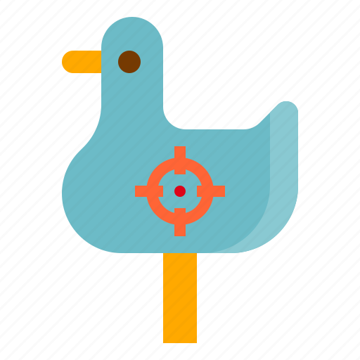 Duck, shooting icon - Download on Iconfinder on Iconfinder