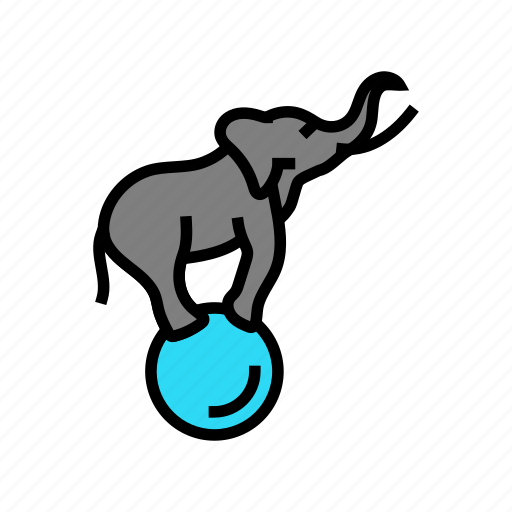 Elephant, carnival, vintage, show, circus, retro icon - Download on Iconfinder