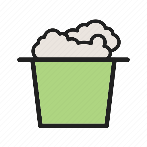 Circus, corn, food, popcorn, snack, tasty, white icon - Download on Iconfinder