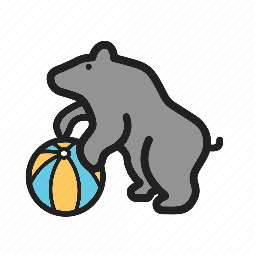 Animal, bear, circus, face, fun, show icon - Download on Iconfinder