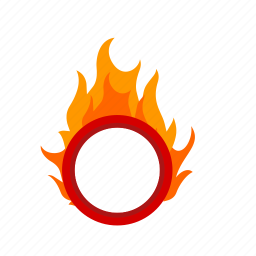 Circle, circus, fire, hoop, jumping, man, ring icon - Download on Iconfinder