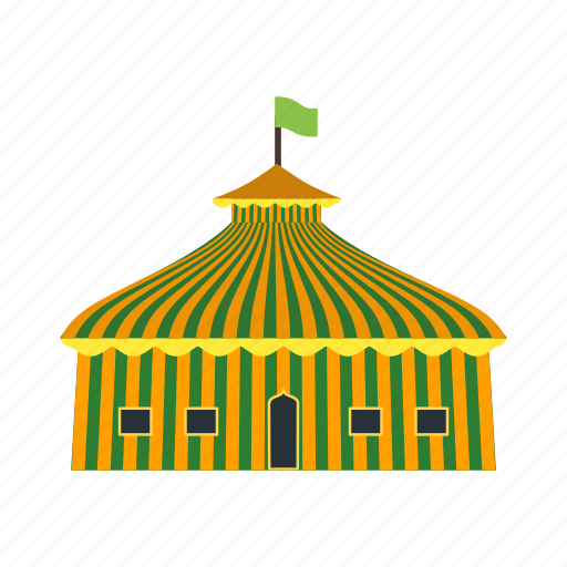 Big, circus, colorful, event, flag, fun, tent icon - Download on Iconfinder
