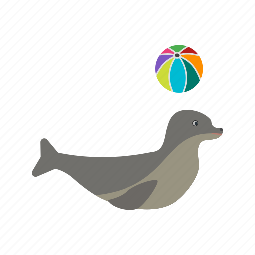 Art, circus, dolphin, performance, sea dog, show icon - Download on Iconfinder