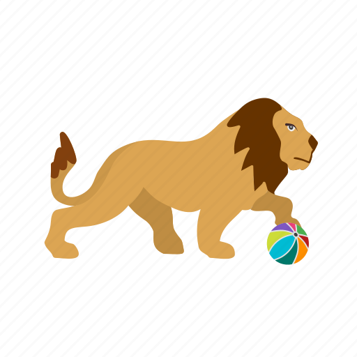 Cartoon, circus, jumping, lion, show, stage, whip icon - Download on Iconfinder