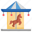 circus, flaticon, carousel, party, kid, baby, hobbies 