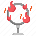 circus, flaticon, fire, ring, juggling, fairground, carnival 