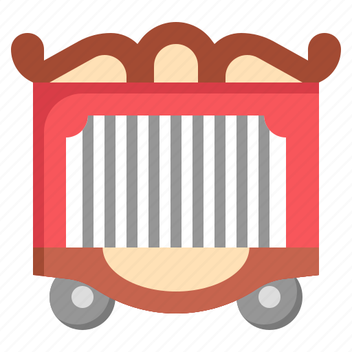 Circus, flaticon, wagon, transportation, entertainment, cage icon - Download on Iconfinder