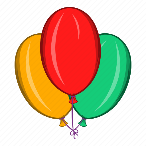 Air, balloon, birthday, cartoon, decoration, greeting, holiday icon - Download on Iconfinder