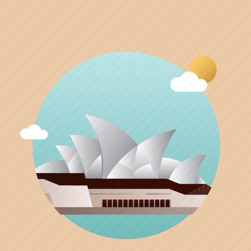 Architecure, australia, building, city, landmark, opera house, sydney icon - Download on Iconfinder