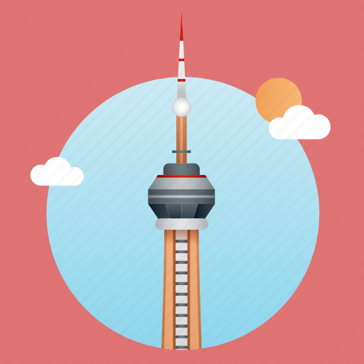 Building, canada, landmark, monument, ontario, toronto, tower icon - Download on Iconfinder