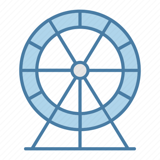 Amusement park, architecture and city, big wheel, buildings, fair, ferris wheel, funfair icon - Download on Iconfinder