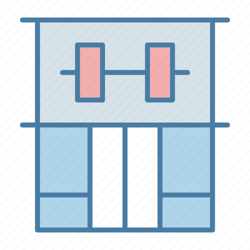 Architecture and city, building, buildings, fitness, gym, sport, sportive icon - Download on Iconfinder