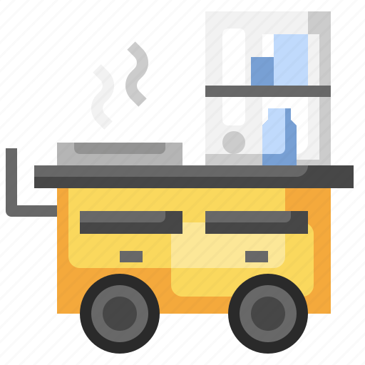 Commerce, food, hotdog, stall, street icon - Download on Iconfinder