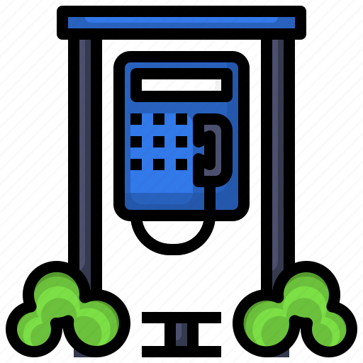 Booth, call, communication, phone, technology icon - Download on Iconfinder