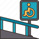 disables, wheelchair, accessibility, service, entrance