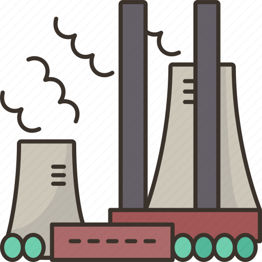 Factory, industrial, plants, manufacturing, production icon - Download on Iconfinder