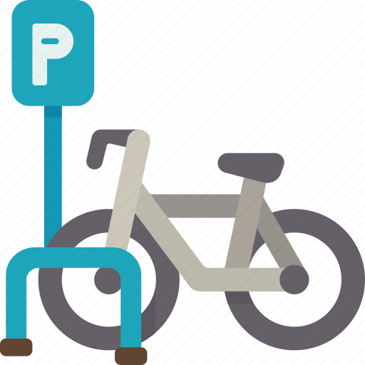 Bicycle, parking, rack, transportation, area icon - Download on Iconfinder
