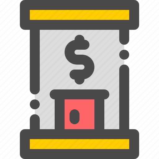 Atm, bank, cash, finance, money icon - Download on Iconfinder