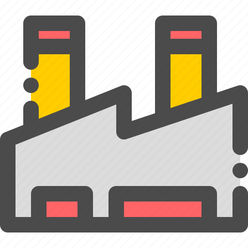 Building, factory, industry, manufacture, production icon - Download on Iconfinder