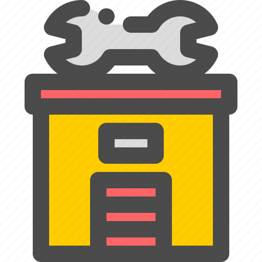 Auto, car, repair, shop, vehicle icon - Download on Iconfinder
