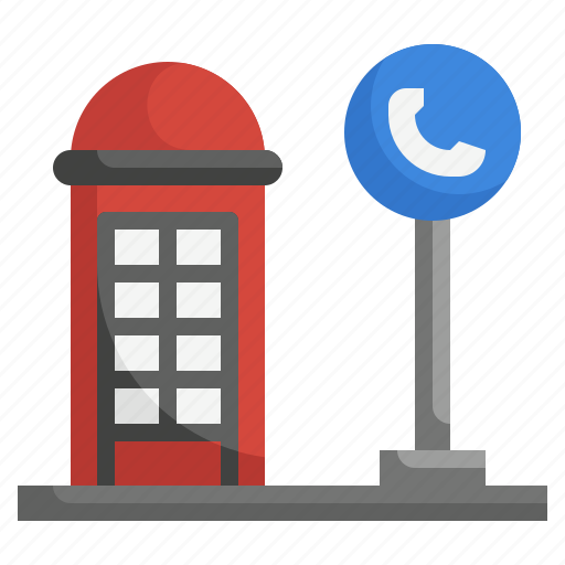 Phone, booth, telephone, box, architecture, city, call icon - Download on Iconfinder