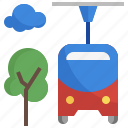 tram, public, transport, transportation, automobile, vehicle