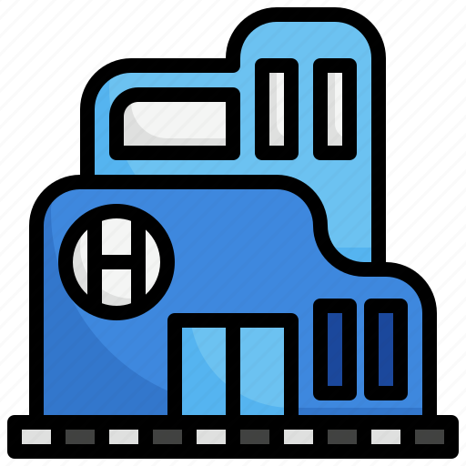Hotel, resort, trip, buildings, vacations icon - Download on Iconfinder