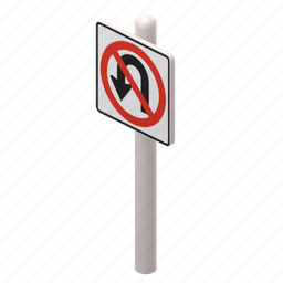 location, map, no, turn, sign, signage, navigation, road, street 
