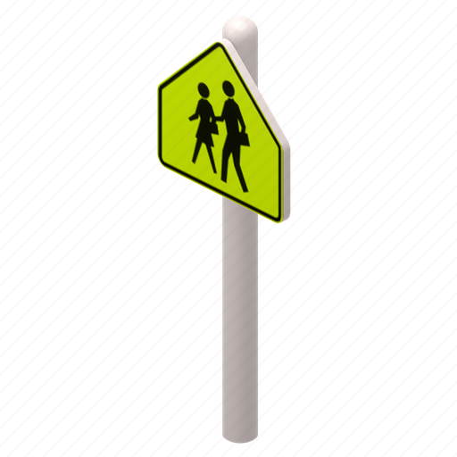 Location, crossing, map, sign, signage, navigation, road 3D illustration - Download on Iconfinder