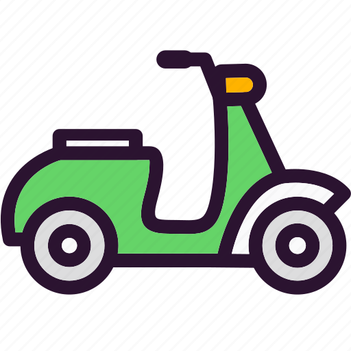 Bike, transport, travel, vespa icon - Download on Iconfinder