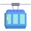 cable, car, cabin 