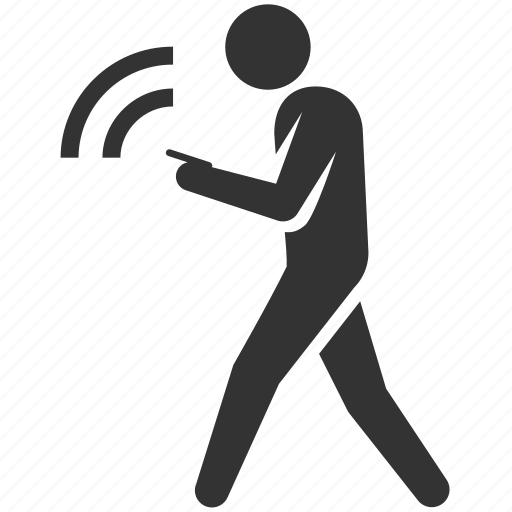 Earphone, man, phone, playing, smartphone, using, walking icon - Download  on Iconfinder