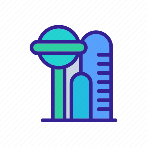 Art, city, contour, future, house, modern icon - Download on Iconfinder